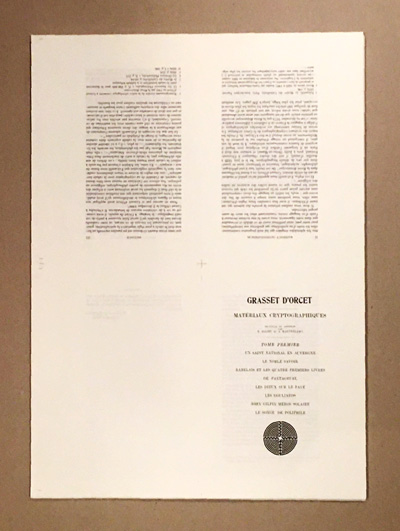 deux feuilles imposées en 4 pages recto