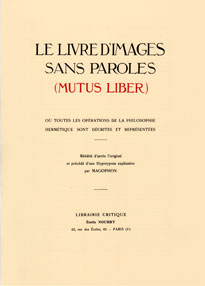 Page de titre du Livre d'images sans paroles (Mutus Liber)